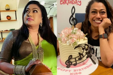 ආදරණීය ගායන ශිල්පී නිරෝෂා විරාජිනී, 50 වෙනි උපන්දිනය සැමරූ හැටි..(PHOTOS)