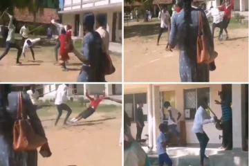 පාසල් ක්‍රීඩා උළෙල පොර පිටියක් වෙයි..සිසු සිසුවියන් පිරිසක්ම රෝහල් ගත කෙරේ..(PHOTOS)