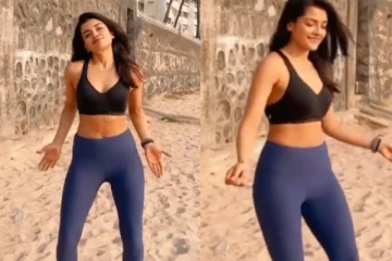 அரபிக் குத்து பாட்டுக்கு கடற்கரையில் கிளாமராக ஆடிய ஆஷ்னா! வைரல் வீடியோ