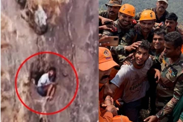 ஆயிரம் அடி உயரத்தில் 43 மணிநேர போராட்டம்!! நடந்தது என்ன?
