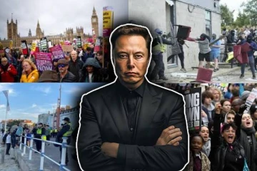 பிரித்தானிய கலவரம்: எலான் மஸ்க்கின் சர்ச்சைக்குரிய பதிவு