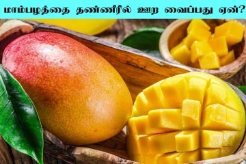 மாம்பழத்தை சாப்பிடும் முன் தண்ணீரில் ஊற வைப்பது ஏன்?