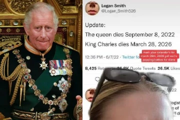 ராணியாரின் இறப்பை கணித்தது போலவே: மன்னர் மூன்றாம் சார்லஸ் இறப்பை அறிவித்த ட்விட்டர் பயனர்!