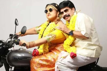 பவர்ஸ்டார் கொடுத்த முத்தம்: வெட்கத்தில் வனிதா! மாடர்ன் உடையில் வெளியான புகைப்படம்