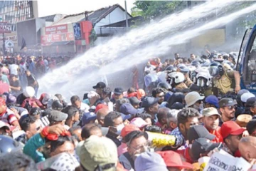 கொழும்பு மருதானையில் ஏற்பட்ட பதற்றம்! 21 மாணவர்கள் கைது