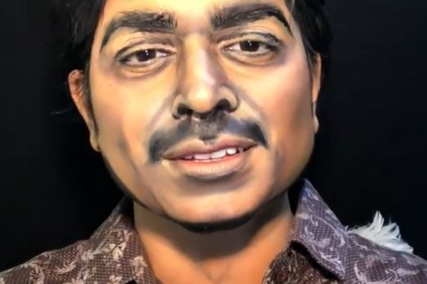 நடிகர் விஜய் சேதுபதியாக மாறிய இளம்பெண் - இணையத்தை கலக்கும் வீடியோ!! | Gir Like Actor Vijaysethupathi Video Viral