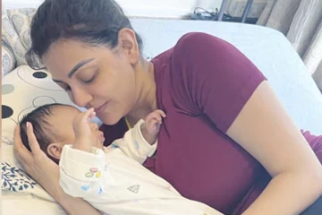 நடிகை காஜல் அகர்வாலா இது..! குழந்தை பெற்ற பிறகு ஆளே மாறிவிட்டாரே