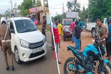 முல்லைத்தீவில் இடம்பெற்ற மோட்டார் சைக்கிள் விபத்தில் இளைஞன் படுகாயம்