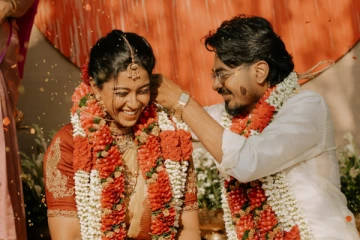 பாரதி கண்ணம்மா புகழ் நடிகை ரோஷ்ணியின் திருமண புகைப்படங்கள்