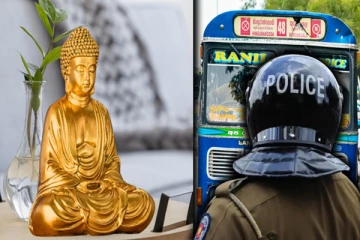 பேரூந்தில் கடத்தப்பட்ட தங்க புத்தர் சிலை : நால்வர் கைது