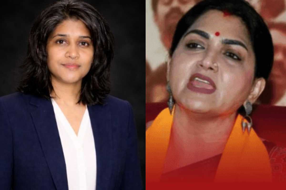 செருப்படி ரெடியா இருக்கு..நேரா வா!! தமிழச்சிக்கு பதிலடி கொடுத்த குஷ்பூ.. | Khushbu Hits Back At Tamizhachi Over X Post செருப்படி ரெடியா இருக்கு..நேரா வா!! தமிழச்சிக்கு பதிலடி கொடுத்த குஷ்பூ.. | Khushbu Hits Back At Tamizhachi Over X Post