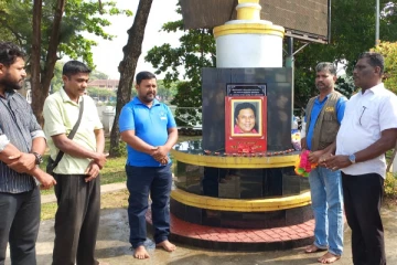 லசந்த விக்ரமதுங்கவின் 14ம் ஆண்டு நினைவுதினம் மட்டக்களப்பில் அனுஸ்டிப்பு..!