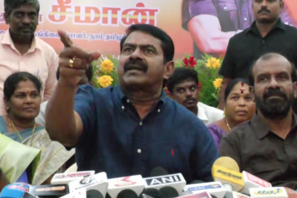 கொலை மிரட்டல் விடுத்த சீமான்.. கடுமையான உரையால் பரபரப்பு | Case Against Seeman Under 3 Sections In Puducherry கொலை மிரட்டல் விடுத்த சீமான்.. கடுமையான உரையால் பரபரப்பு | Case Against Seeman Under 3 Sections In Puducherry