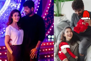 இரட்டைக் குழந்தைகளுடன் கிறிஸ்துமஸ் கொண்டாடி நயன்- விக்கி! வைரல் புகைப்படம்