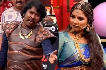 நடிகை அன்ஷிதாவிடம் எல்லைமீறிய இரட்டை அர்த்தத்தில் பேசிய விஜய் டிவி ராமர்!! கடுமையாக திட்டித்தீர்த்தும் ரசிகர்கள்..