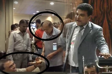 நாடு திரும்பிய பஷில் ராஜபக்ஷவை வரவேற்க சென்றவர்களுக்கு சிக்கல்!(Video)