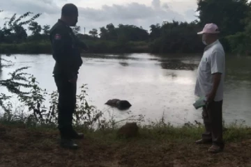 தமிழர் பகுதியொன்றில் குளத்தில் மிதந்த மனித தலை ; பெரும் அதிர்ச்சியில் உறைந்த மக்கள்