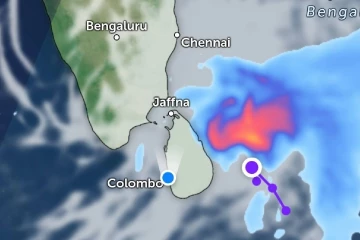 ඉදිරි පැය 36 ඇතුළත කාලගුණය වෙනස් වන හැටි- වැසි සහ තද සුළං ගැන කාලගුණ විද්‍යා දෙපාර්තමේන්තුවෙන් හදිසි නිවේදනයක්