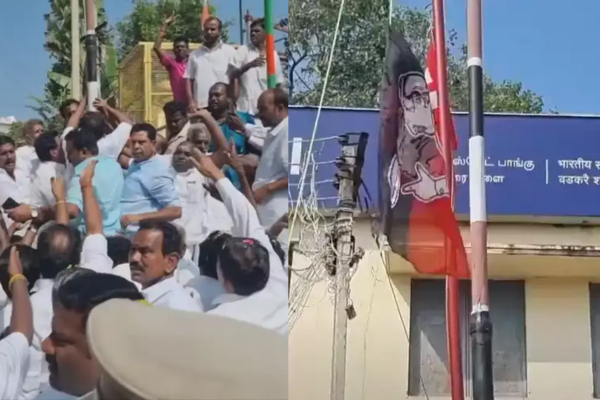 கலவரமான பிறந்தநாள் கொண்டாட்டம் - கொடி ஏற்றுவதில் தகராறு - மல்லுக்கட்டிய இபிஎஸ் - ஓபிஎஸ் தரப்பு..! - தமிழ்நாடு