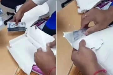 ஸ்வீட் பாக்சில் ரூ.54 லட்சம் பணம் - விமான நிலையத்தில் மடக்கி பிடித்த அதிகாரிகள்