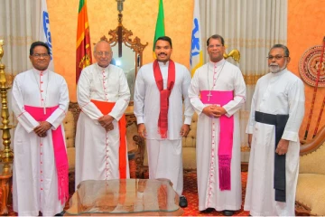 கர்தினாலை சந்தித்து உயிர்த்த ஞாயிறு தாக்குதல் குறித்து பேசிய நாமல்