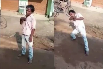 மைக்கேல் ஜாக்சனின் ஆவி இவர் உடம்புக்குள்ள இருக்கோ? வைரலாகும் நடன வீடியோ