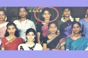 இணையத்தில் வைரலாகும் பிரபல நடிகையின் கல்லூரி புகைப்படம்: யாரென்று உங்களுக்கு தெரிகின்றதா?