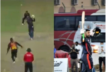 6 பந்துகளில் 6 சிக்சர்! சர்வதேச ஒருநாள் போட்டியில் வெளுத்து வாங்கிய இந்தியாவை சேர்ந்த பிரபல வீரர்... வைரலாகும் வீடியோ