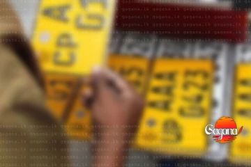 වාහන අංක තහඩු නිකුත් කිරීම සම්බන්ධයෙන් විශේෂ අනාවරණයක්