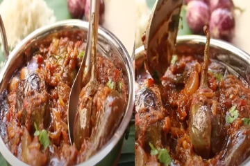 நாவூறும் சுவையில் செட்டிநாடு எண்ணெய் கத்தரிக்காய் குழம்பு