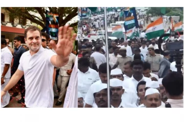 2-வது நாளாக பாதயாத்திரை - பயணத்தை தொடங்கினார் ராகுல்காந்தி