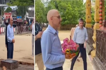 யாழ் நல்லூர் முருகன் ஆலயத்தில் ஐ.நா மனித உரிமைகள் உயர்ஸ்தானிகர்