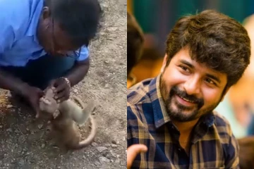 வாயோடு வாய் வைத்து ஊதி குரங்கின் உயிரை காப்பாற்றிய நபர்.. பாராட்டி தள்ளிய சிவகார்த்திகேயன்