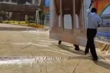 மதுரை சித்திரை திருவிழா.. செயற்கையான மண்டபத்தில் காட்சி கொடுக்கவுள்ளார் கள்ளழகர்