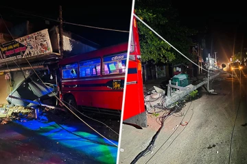 கொழும்பு நோக்கி பயணித்த அரச பேருந்து மட்டக்களப்பு பகுதியில் கோர விபத்து