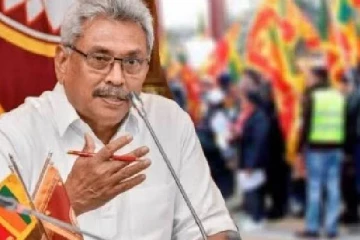 நியூயோர்க் நகரில் ஆர்ப்பாட்டத்தில் ஈடுபட்டுள்ள இலங்கையர்கள்