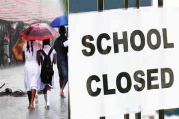நிலவும் சீரற்ற காலநிலையால் பாடசாலைக்கு விடுமுறை