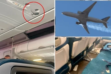 ඉහළ අහසේදී ගුවන් යානයක් අනතුරට ලක්වෙයි..මඟීන් ඉහල අහසේදීම සිහිසුන් වෙයි(PHOTOS).