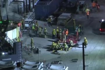 லாஸ் ஏஞ்சல்ஸ் நகரில் பாரிய சுரங்கம் இடிந்து விழுந்து விபத்து