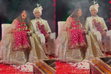 வெறித்தனமாக சிரித்த மணமகள்: மணமேடையில் நடந்தது என்ன?