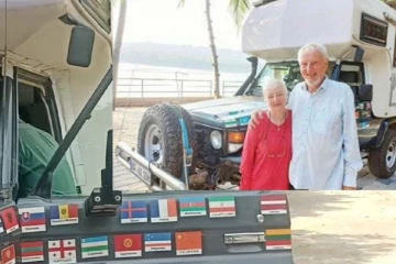 உண்பது உறங்குவது எல்லாமே காரில்தான்; 71 வயதில் உலகம் சுற்றும் வெளிநாட்டு தம்பதி!