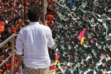 நடிகர் விஜய் பிரச்சார கூட்டத்தில் கடும் நெரிசல்.. 34 பேர் பலி