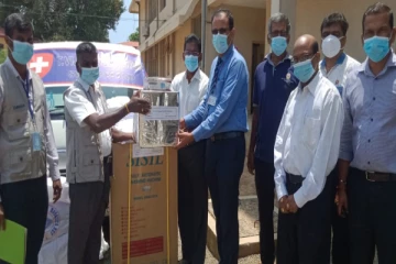 முல்லை. மாவட்ட கொரோனோ தனிமைப்படுத்தல் சிகிச்சை நிலையத்திற்க கிடைத்த உதவி!