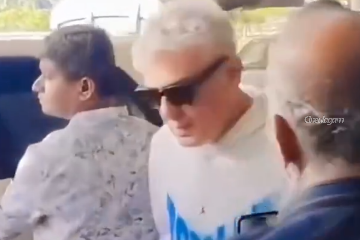 துபாயில் சிக்கி இருந்த நடிகர் அஜித் சென்னை திரும்பினார்.. ஏர்போர்ட் வீடியோ | Ajith Kumar Returns To Chennai From Dubai