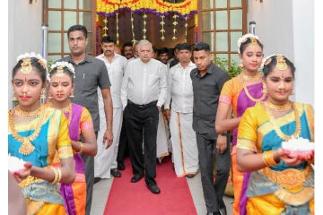 ஜனாதிபதி அலுவலகத்தில் தீபாவளிக் கொண்டாட்டம்