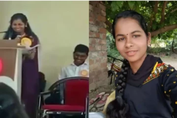 மேடையில் உரையாற்றிக்கொண்டிருந்த மாணவி திடீர் மரணம்; அதிர்ச்சியை ஏற்படுத்திய காணொளி!
