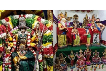 நவராத்திரி விழாவில் பால் குடம் எடுத்த பக்தர்கள்- உஜ்ஜையினி அம்மன் கோயிலில் நடந்த வினோதம்!