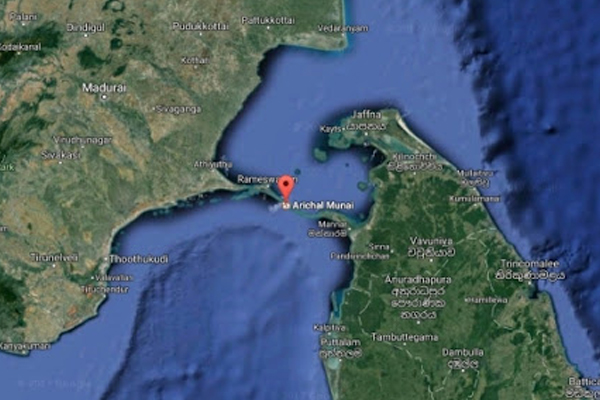 rameshwaram srilanka map rameshwaram srilanka map