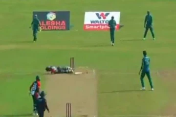 வங்கதேச வீரரை அடித்த பாகிஸ்தான் பந்துவீச்சாளர் - திடுக்கிடும் வீடியோ இதோ...!