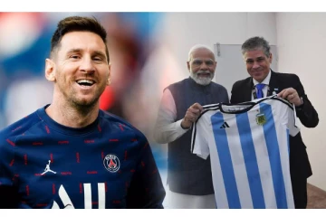 பிரதமர் மோடிக்கு மெஸ்ஸி பெயர் பதித்த டிஷர்ட் பரிசு...! வைரலாகும் புகைப்படம்..!